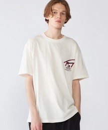 tommy jeans | レギュラー3DストリートシグネチャーTシャツ(Tシャツ/カットソー)