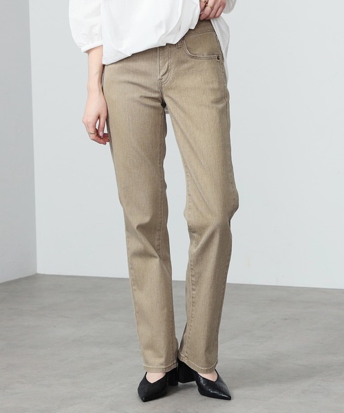 SOMETHING（サムシング）の「SOMETHING/サムシング ELSA STANDARD ストレートデニムパンツ（デニムパンツ・レディース・ライトインディゴブルー/ブルー/インディゴブルー/ダークインディゴブルー/ホワイト/グリーン/ベージュ/ブラック系その他/ブラック系その他2・30/27/29/25/26/28/31）」の5枚目の写真