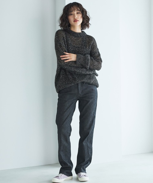 SOMETHING（サムシング）の「SOMETHING/サムシング ELSA STANDARD ストレートデニムパンツ（デニムパンツ・レディース・ライトインディゴブルー/ブルー/インディゴブルー/ダークインディゴブルー/ホワイト/グリーン/ベージュ/ブラック系その他/ブラック系その他2・30/27/29/25/26/28/31）」の17枚目の写真