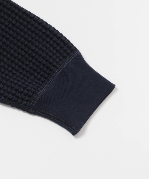 URBAN RESEARCH（アーバンリサーチ）の「コントラストワッフルロングスリーブ（Tシャツ/カットソー・メンズ・ベージュ系その他/ネイビー・MEDIUM/LARGE）」の15枚目の写真