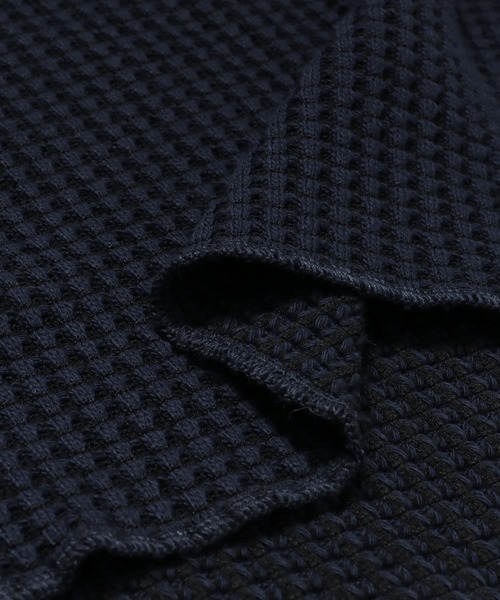 URBAN RESEARCH（アーバンリサーチ）の「コントラストワッフルロングスリーブ（Tシャツ/カットソー・メンズ・ベージュ系その他/ネイビー・MEDIUM/LARGE）」の13枚目の写真
