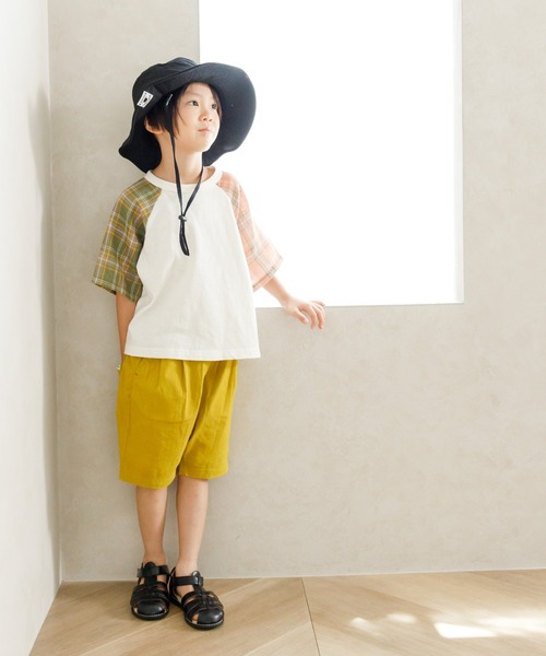 MAKE YOUR DAY（メイクユアデイ）の「カラバリストレッチタックパンツ■80～140cm（その他パンツ・キッズ・ブラウン/ブラック/オリーブ/イエロー/オレンジ・110/100/90/80/140/130/120）」の18枚目の写真