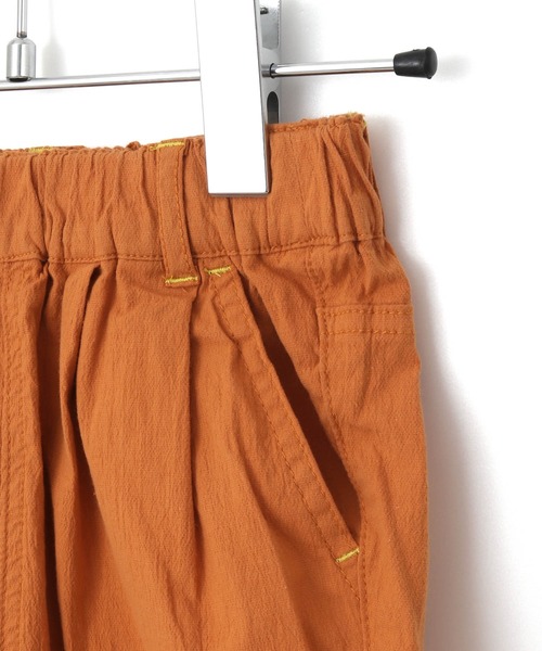 MAKE YOUR DAY（メイクユアデイ）の「カラバリストレッチタックパンツ■80～140cm（その他パンツ・キッズ・ブラウン/ブラック/オリーブ/イエロー/オレンジ・110/100/90/80/140/130/120）」の7枚目の写真