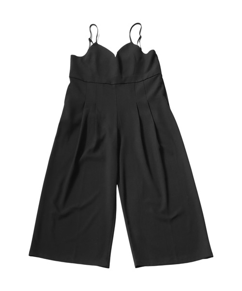 antiqua（アンティカ）の「ビスチェ風オールインワン（サロペット/オーバーオール・レディース・グレー/ブラック・R/P）」の19枚目の写真