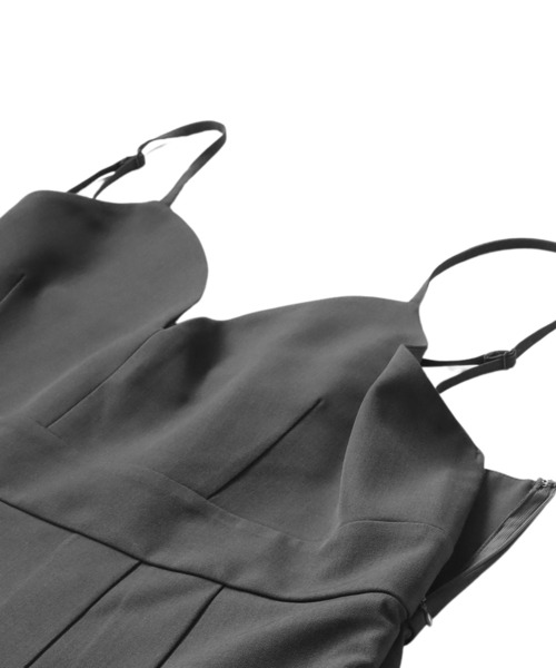 antiqua（アンティカ）の「ビスチェ風オールインワン（サロペット/オーバーオール・レディース・グレー/ブラック・R/P）」の21枚目の写真