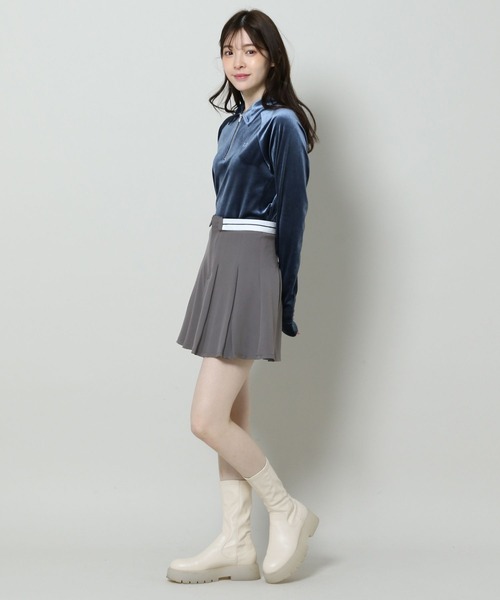 3.3 Field Trip （3.3フィールドトリップ）の「3.3 Field Trip／オリカエシスカート  2994155（スカート・レディース・グレー/ブラック・MEDIUM/LARGE）」の13枚目の写真