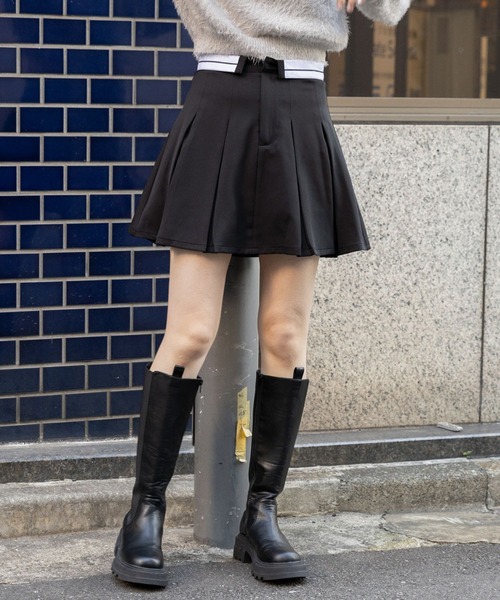 3.3 Field Trip （3.3フィールドトリップ）の「3.3 Field Trip／オリカエシスカート  2994155（スカート・レディース・グレー/ブラック・MEDIUM/LARGE）」の6枚目の写真