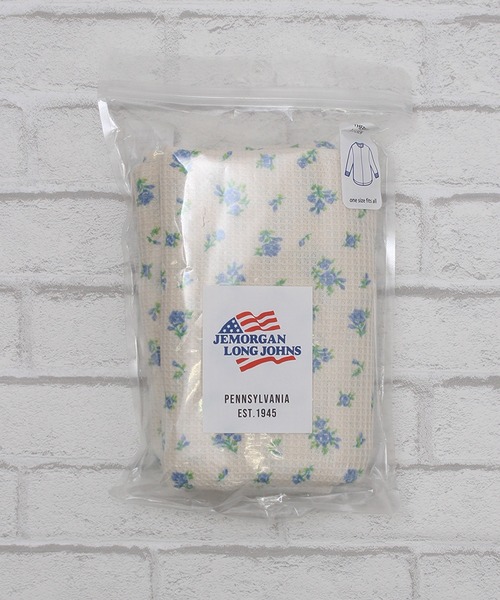 JEMORGAN（ジェーイーモーガン）の「【JEMORGAN / ジェーイーモーガン】ワッフル花柄 切替ラウンドロンT（パック入り）（Tシャツ/カットソー・レディース・ピンク系/ブルー系/パープル系・F）」の16枚目の写真