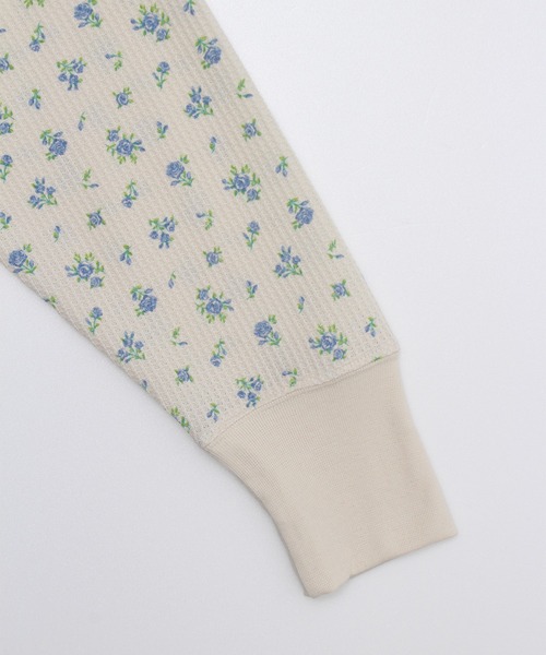 JEMORGAN（ジェーイーモーガン）の「【JEMORGAN / ジェーイーモーガン】ワッフル花柄 切替ラウンドロンT（パック入り）（Tシャツ/カットソー・レディース・ピンク系/ブルー系/パープル系・F）」の11枚目の写真