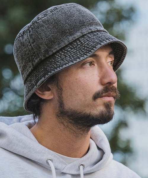 CAMBIO（カンビオ）の「mko11792- Denim Chemical Wash Bucket Hat