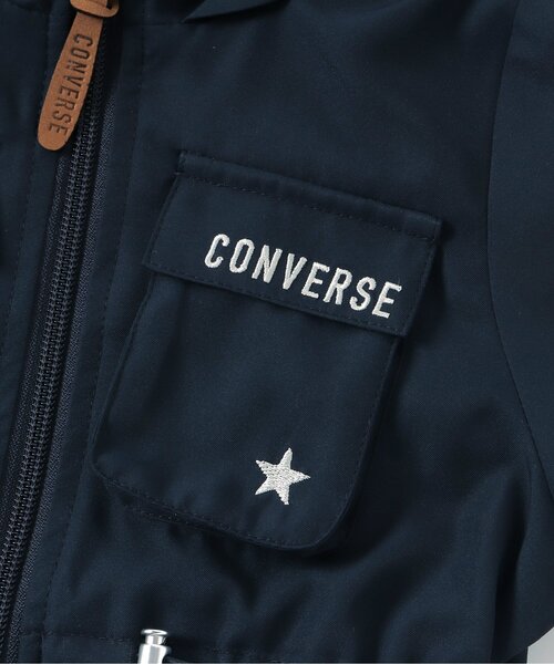 CONVERSE(コンバース)の「CONVERSE マウンテンパーカー(ナイロンジャケット・キッズ・アイボリー/ネイビー・80/90/100/110/120/130/140)」の19枚目の写真