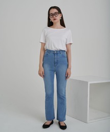 TINA：JOJUN | ブーツカットデニムパンツ(デニムパンツ)