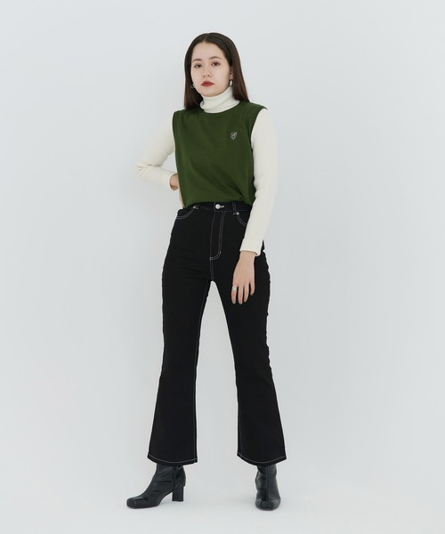 TINA：JOJUN（ティーナジョジュン）の「ブーツカットデニムパンツ（デニムパンツ・レディース・ライトブルー・S）」の13枚目の写真