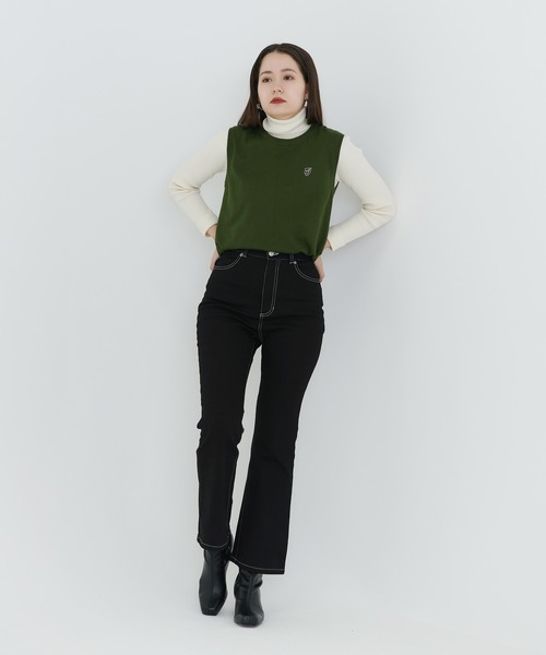 TINA：JOJUN（ティーナジョジュン）の「ブーツカットデニムパンツ（デニムパンツ・レディース・ライトブルー・S）」の14枚目の写真