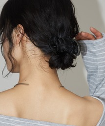 Aunt Marie's | オーガンジーギャザーヘアカフ(バレッタ/ヘアクリップ)