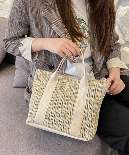 【新品未使用】ビアズリー カゴバッグ　現行品 BEARDSLEY かごバッグ カゴバッグ アバカタルバッグ : ZOZOTOWN