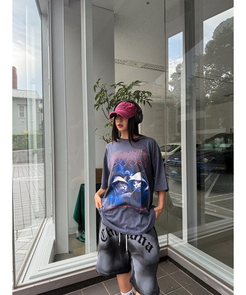 [ MAHAGRID]★24SS★韓国人気★SMOKING CAT TEE mahagrid/マハグリッド』 SMOKING CAT TEE/スモーキング猫 T