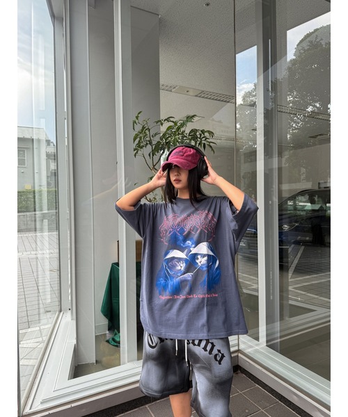 [ MAHAGRID]★24SS★韓国人気★SMOKING CAT TEE 83018619b_b_52_500.jpg