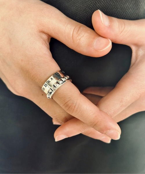 blatto（ブラット）の「【blatto 925silver】デザイン リング シルバー bla-ring-f003 U（リング・メンズ・C/D/E/F/S/T/U/V/W/H/J/O/Q/X/Z/K/L/M/N/B/G/I/P/R/Y・FREE）」の6枚目の写真