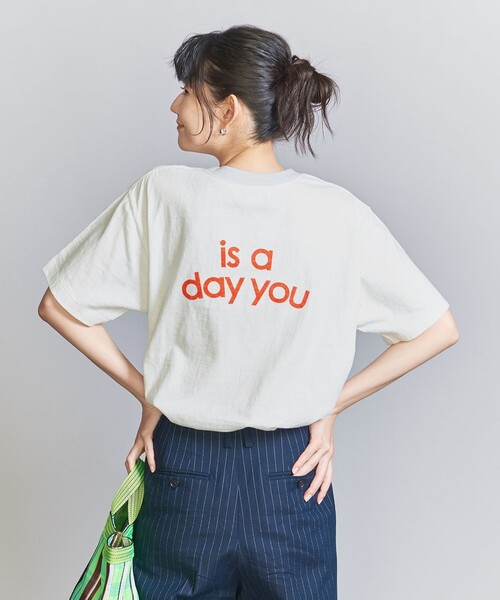R♡　アメリカーナTシャツ AMERICANA（アメリカーナ）の「【別注】＜AMERICANA＞リンガーT