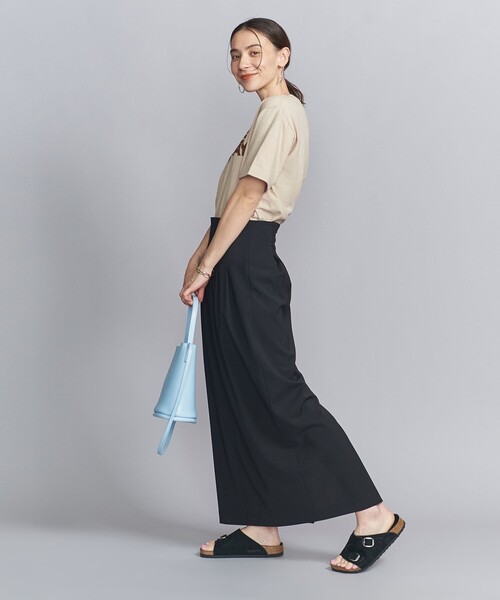 AMERICANA（アメリカーナ）の「【別注】＜AMERICANA＞リンガーTシャツ（Tシャツ/カットソー・レディース・ライラック/ベージュ/オフホワイト・FREE）」の14枚目の写真