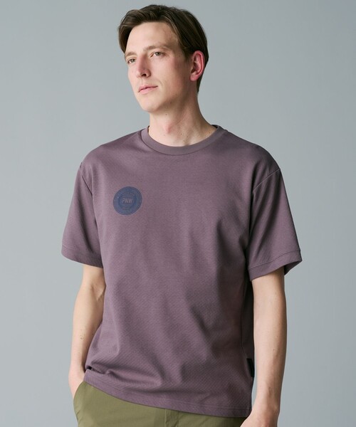 Columbia(コロンビア)の「COLUMBIA BLACK LABEL/ブルースプリングス グラフィック ショートスリーブティー 冷却 UVカット/コロンビアブラックレーベル(Tシャツ/カットソー・メンズ・ライトグレー/パープル系その他/ネイビー/ブルー系その他/グレー系その他/ダークパープル・S/M/XL/L)」の5枚目の写真