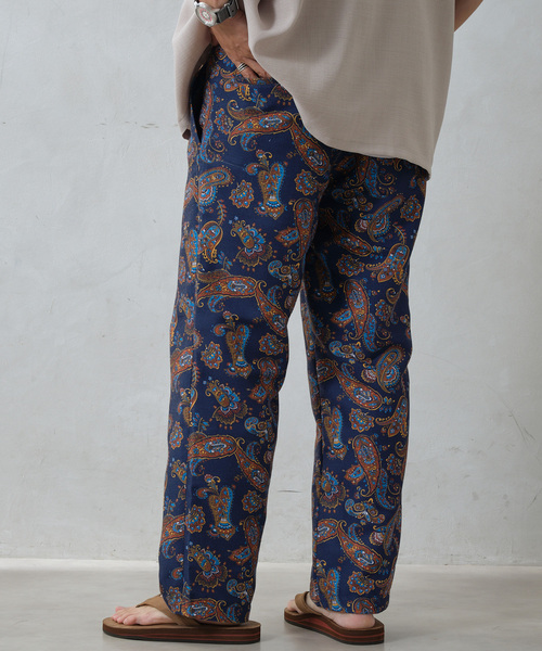 JOURNAL STANDARD relume（ジャーナルスタンダード　レリューム）の「《追加》総柄イージーパンツ ”プロヴァンス”（スラックス・メンズ・ブラック/グリーン/ネイビー/ブルー系その他/ベージュ/レッド・MEDIUM/LARGE）」の13枚目の写真