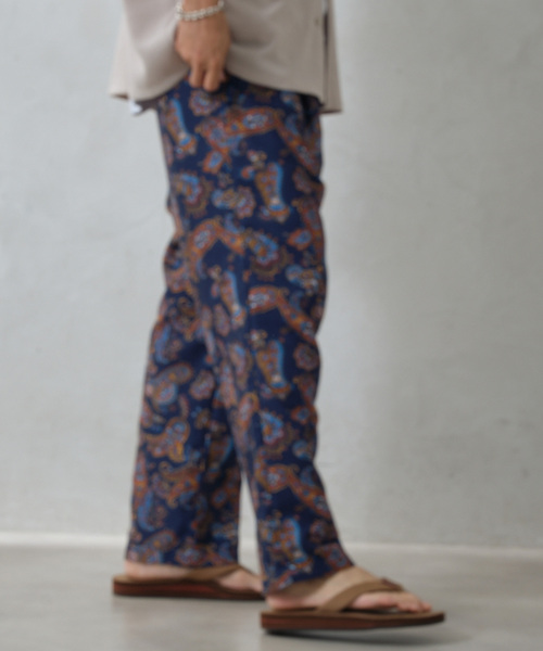 JOURNAL STANDARD relume（ジャーナルスタンダード　レリューム）の「《追加》総柄イージーパンツ ”プロヴァンス”（スラックス・メンズ・ブラック/グリーン/ネイビー/ブルー系その他/ベージュ/レッド・MEDIUM/LARGE）」の15枚目の写真