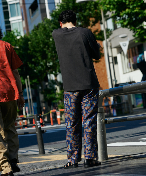 JOURNAL STANDARD relume（ジャーナルスタンダード　レリューム）の「《追加》総柄イージーパンツ ”プロヴァンス”（スラックス・メンズ・ブラック/グリーン/ネイビー/ブルー系その他/ベージュ/レッド・MEDIUM/LARGE）」の17枚目の写真