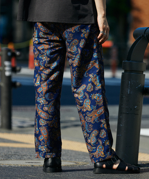 JOURNAL STANDARD relume（ジャーナルスタンダード　レリューム）の「《追加》総柄イージーパンツ ”プロヴァンス”（スラックス・メンズ・ブラック/グリーン/ネイビー/ブルー系その他/ベージュ/レッド・MEDIUM/LARGE）」の19枚目の写真