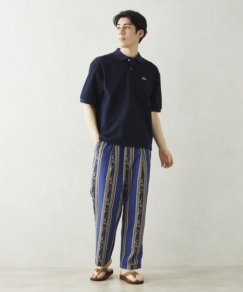 JOURNAL STANDARD relume（ジャーナルスタンダード　レリューム）の「《追加》総柄イージーパンツ ”プロヴァンス”（スラックス・メンズ・ブラック/グリーン/ネイビー/ブルー系その他/ベージュ/レッド・MEDIUM/LARGE）」の22枚目の写真