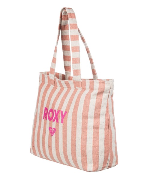 ROXY（ロキシー）の「FAIRY BEACH/ロキシーストライプコットントートバッグ（トートバッグ・レディース・ピンク/グリーン・FREE）」の16枚目の写真