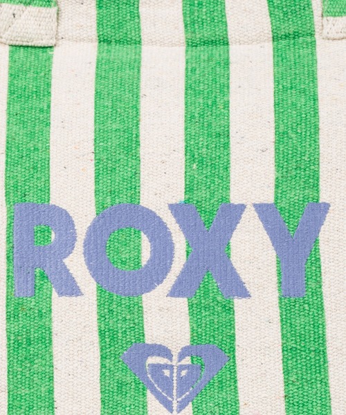 ROXY（ロキシー）の「FAIRY BEACH/ロキシーストライプコットントートバッグ（トートバッグ・レディース・ピンク/グリーン・FREE）」の14枚目の写真