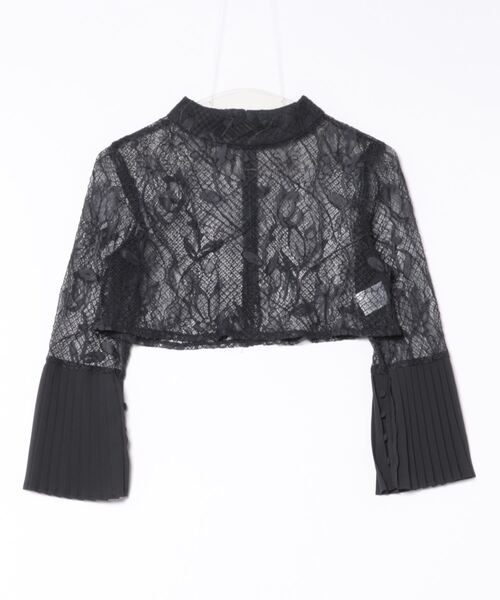 12Twelve Agenda（トゥエルブ　アジェンダ）の「【組み合わせ自由】【結婚式】プチハイネック袖先プリーツボレロ（カーディガン/ボレロ・レディース・カーキ/ブラウン/ネイビー/ミント・M）」の21枚目の写真