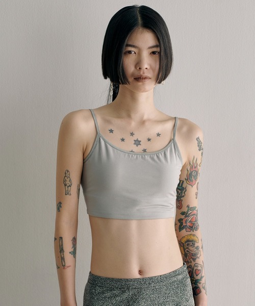 キャミソール Silky Jersey Back Open Bra Top Silky Jersey Back Open Bra Top（キャミソール）｜SORIN