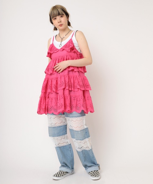 RNA(アールエヌエー)の「M2253 ミニタンク(タンクトップ・レディース・ホワイト/ブラック/オレンジ・MEDIUM)」の9枚目の写真