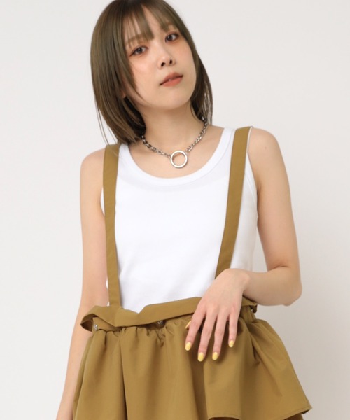 RNA(アールエヌエー)の「M2253 ミニタンク(タンクトップ・レディース・ホワイト/ブラック/オレンジ・MEDIUM)」の16枚目の写真