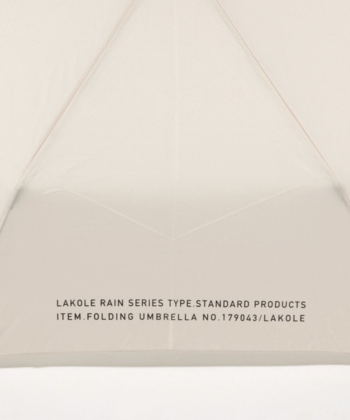 LAKOLE（ラコレ）の「シンプル折り畳み傘 / 102906（折りたたみ傘・レディース・ベージュ/イエロー/ライトブルー/チャコール・FREE）」の12枚目の写真