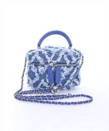 clear | フリンジデニムバニティバッグ≪2024SS新作≫(ショルダーバッグ)