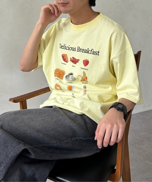 CPCM（シーピーシーエム）の「コラージュT（Tシャツ/カットソー・メンズ・ホワイト/イエロー/ブラック・MEDIUM/LARGE）」の10枚目の写真