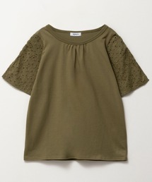 NAVY | NAVY 冷感 袖レースプルオーバー(Tシャツ/カットソー)