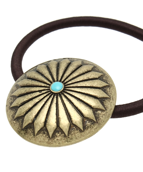 WEGO（ウィゴー）の「WEGO/コンチョゴム（ヘアゴム・レディース・ゴールド/シルバー・FREE）」の5枚目の写真