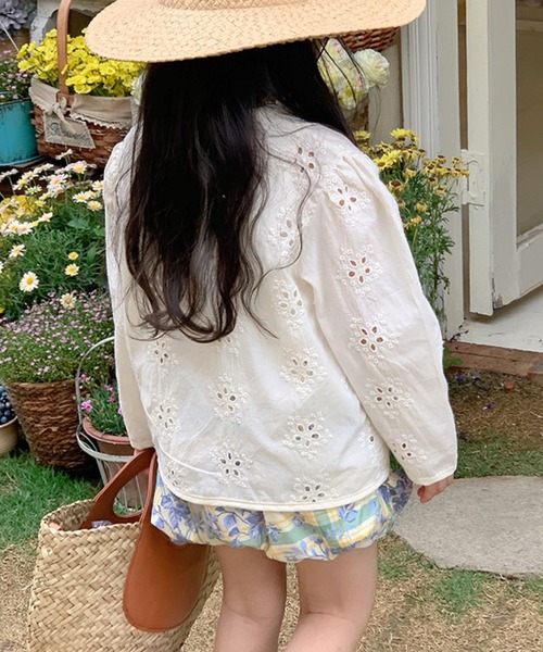 aimoha（アイモハ）の「【aimoha-KIDS-】コットンレースカーディガン（カーディガン/ボレロ・キッズ・オフホワイト・90/100/110/120/80/130）」の22枚目の写真