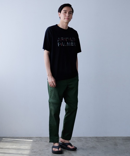 Arnold Palmer（アーノルドパーマー）の「AP エンボス シェア ロゴ Tシャツ（Tシャツ/カットソー・レディース・ホワイト/サックスブルー/ブラック・XS/M/LL/L/S）」の14枚目の写真