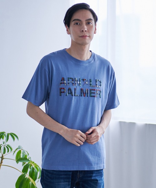 Arnold Palmer（アーノルドパーマー）の「AP エンボス シェア ロゴ Tシャツ（Tシャツ/カットソー・レディース・ホワイト/サックスブルー/ブラック・XS/M/LL/L/S）」の9枚目の写真