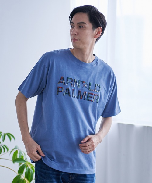 Arnold Palmer（アーノルドパーマー）の「AP エンボス シェア ロゴ Tシャツ（Tシャツ/カットソー・レディース・ホワイト/サックスブルー/ブラック・XS/M/LL/L/S）」の10枚目の写真