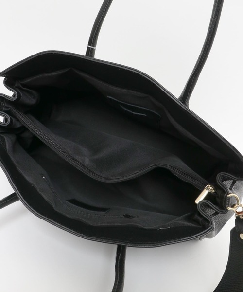 URBAN RESEARCH ROSSO WOMEN（アーバンリサーチ　ロッソ）の「AULENTTI　スクエアショルダーバッグ（ショルダーバッグ・レディース・ブラック/グレー系その他・-）」の10枚目の写真