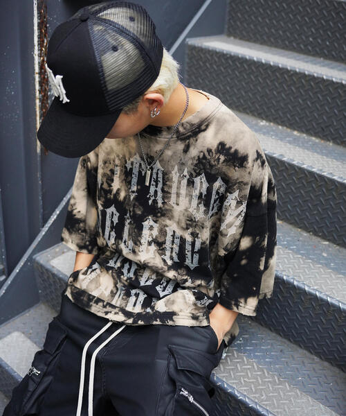 DANKE SCHON(ダンケシェーン)の「DankeSchon/ダンケシェーン/BLEACH LOGO S/S TEE/半袖Tシャツ(Tシャツ/カットソー・メンズ・ブラック/グレー・L/M)」の20枚目の写真