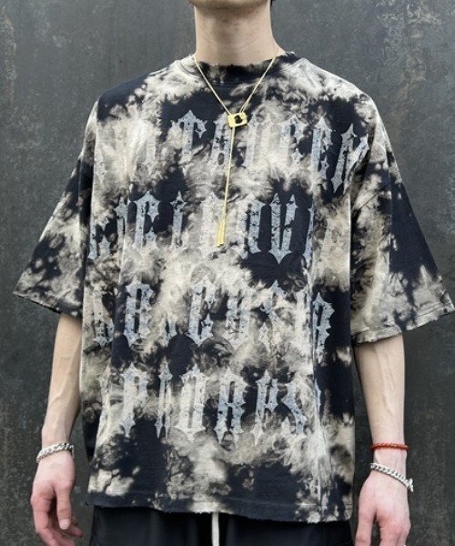 DANKE SCHON(ダンケシェーン)の「DankeSchon/ダンケシェーン/BLEACH LOGO S/S TEE/半袖Tシャツ(Tシャツ/カットソー・メンズ・ブラック/グレー・L/M)」の17枚目の写真