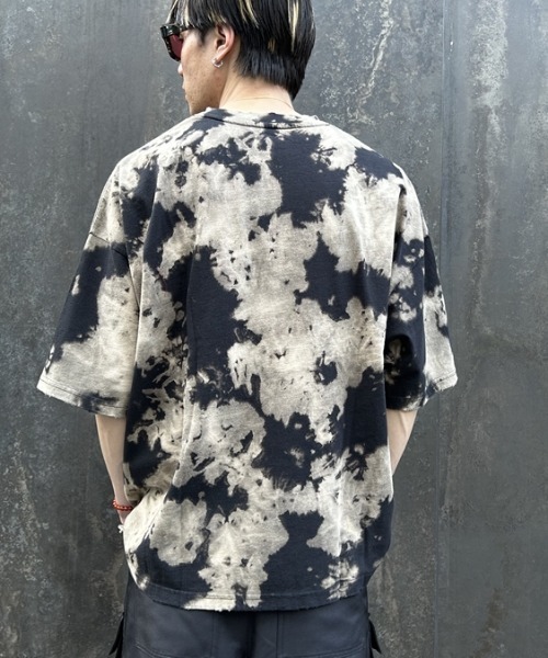 DANKE SCHON(ダンケシェーン)の「DankeSchon/ダンケシェーン/BLEACH LOGO S/S TEE/半袖Tシャツ(Tシャツ/カットソー・メンズ・ブラック/グレー・L/M)」の16枚目の写真